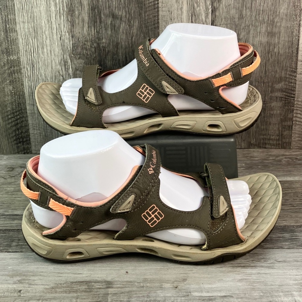 COLUMBIA Techlite Outdoor Hiking Sandals  Brown Pink BL4481-255 Women's Size 8
